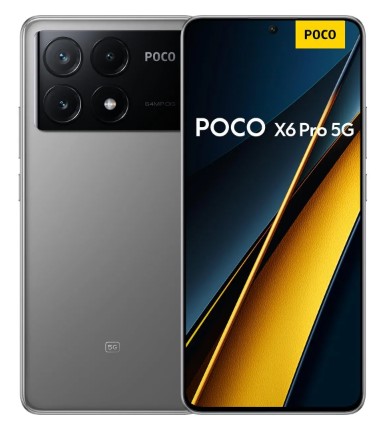 Smartphone Xiaomi Poco X6 Pro 5G 8GB Ram 256GB 6.67'' 4K Grey www.dist